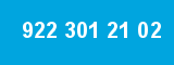 922 301 21 02 922 301 21 02